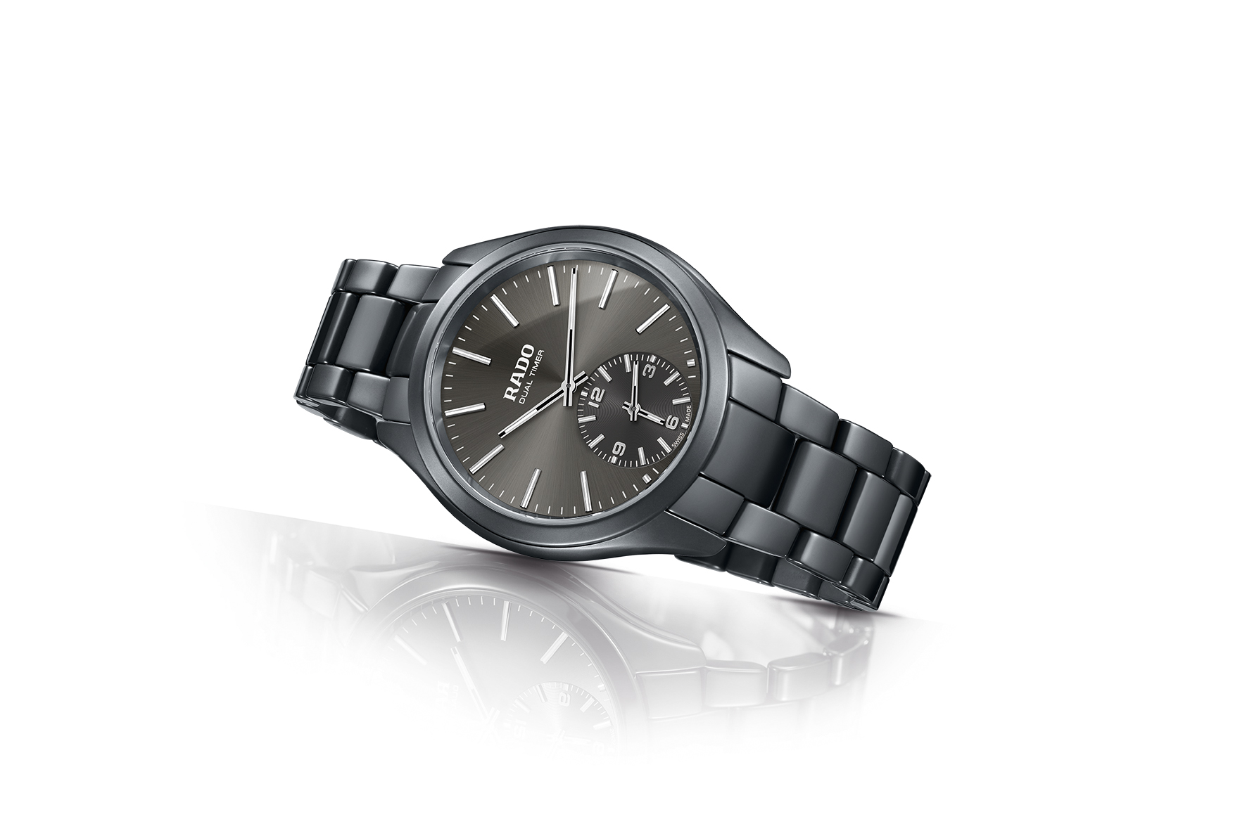 The Rado HyperChrome Ceramic Touch Dual Timer RADO